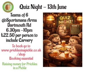 Quiz tickets & food